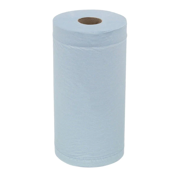 Kimberly Clark Wypall L20 Paper Wipes Roll of 116 Blue 2ply - Image 2